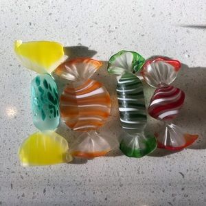 Glass candy art pieces 🍬